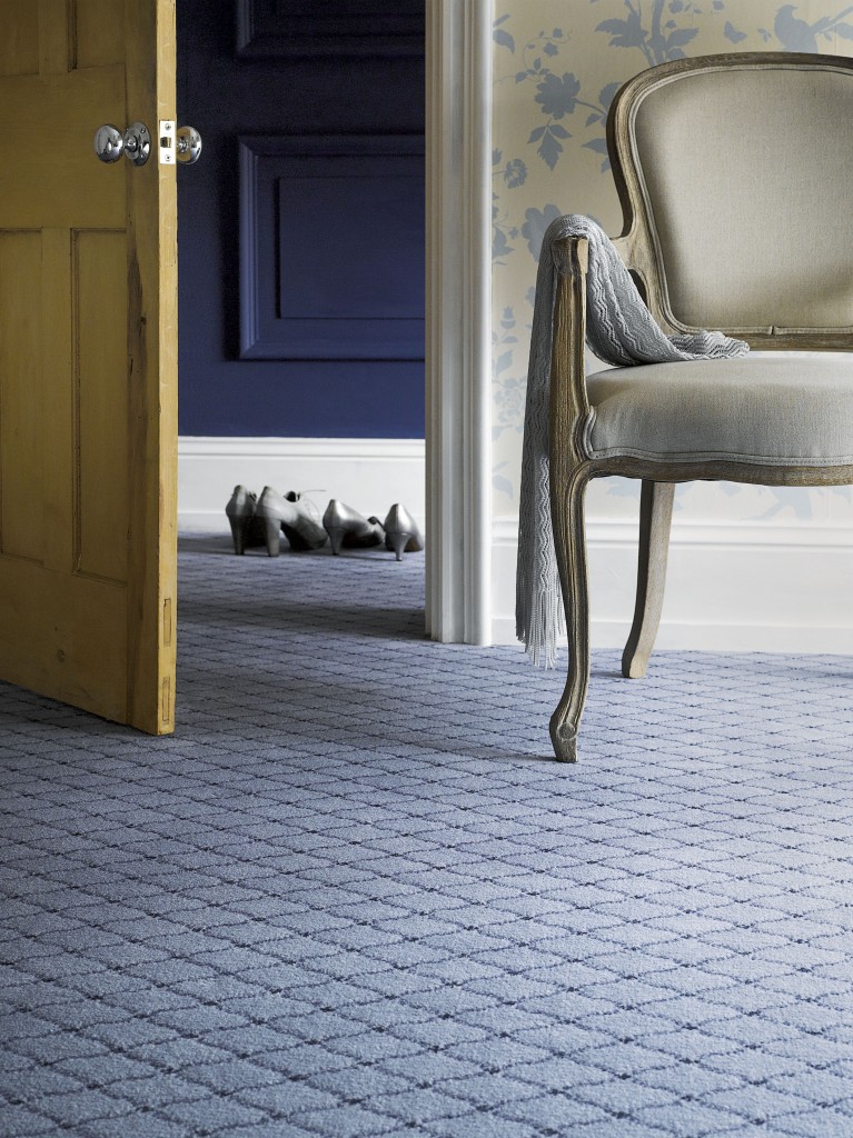 Catherine - CL11 Powder Blue 'Really stands out and is a truly beautiful carpet' - British Wool Marketing Board