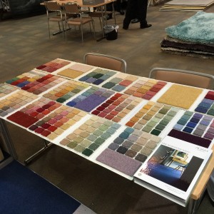 All 126 colours that have graced the Fine Worcester colourbank were on display at the show for the first time ever in public